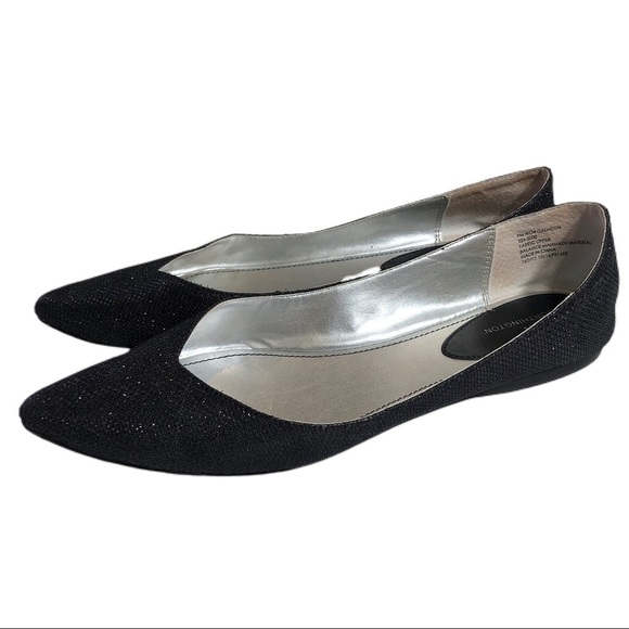 Worthington Glitter Sparkle Pointed Toe Calhoun Flats - Picture 2 of 7